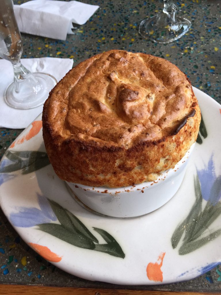 Herb & Spicy Sausage Souffle.