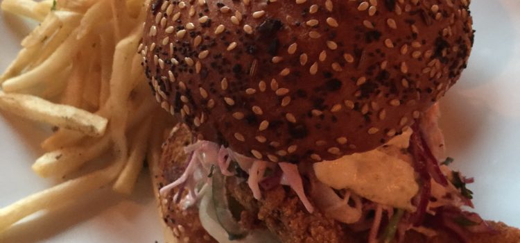 Field & Tides Fish Sandwich.