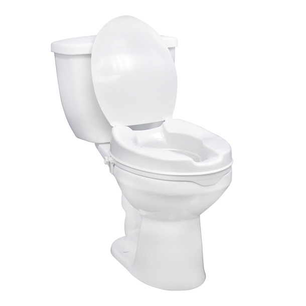 Raised toilet seat